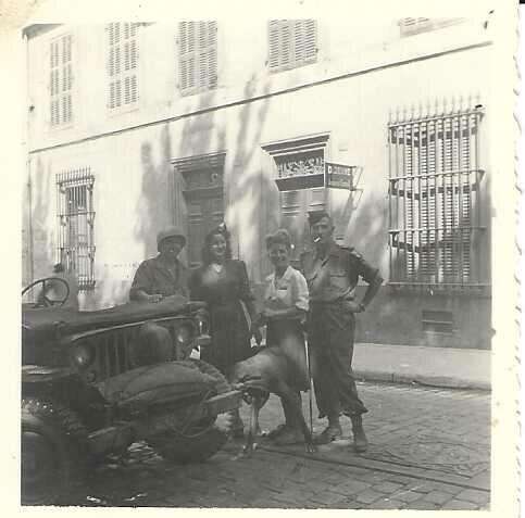 Jean Fougère à Marseille 1944